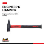 Teng Tools TEFMBP7E General Tool Set E FOAM3 7 Pieces, engineers hammer 500g (1.1 lb)