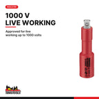 Teng Tools TEFSKV19 Insulated Socket & Pliers Set FOAM3 19 Pieces, approved for live working up to 1000 volts
