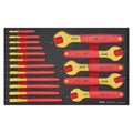 Teng Tools TEFSPV17 Insulated Spanner Set FOAM3 17 Pieces on a white background