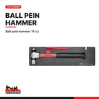 Teng Tools TEFX06 General Tool Set BP FOAM3 6 Pieces, ball pein hammer 16 oz