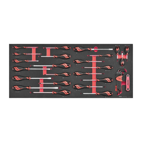 Screwdriver Set Mixed FOAM6X6 39 Pieces