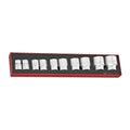 Teng Tools TEX3410 3/4" Socket Set 6 pt FOAMX4 10 Pieces on a white background