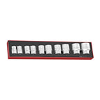 Teng Tools TEX3410 3/4" Socket Set 6 pt FOAMX4 10 Pieces on a white background
