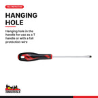 Teng Tools TEX915N Screwdriver Set Flat & PH FOAMX4 5 Pieces, hanging hole in the handle for use as a T handle or with a