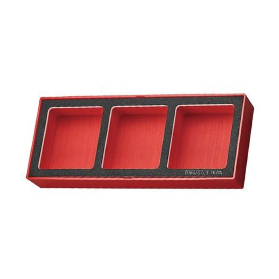 Teng Tools TEZ01 3-Compartment Foam Organizer Tool Tray on a white background