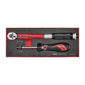Teng Tools TEZSD02 1/4" Torque Set FOAMX2 2 Pieces on a white background