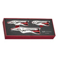 Teng Tools TEZVG03 Power Grip Plier Set FOAMX2 3 Pieces on a white background