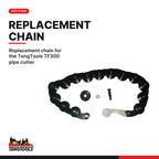 Teng Tools TF300RK Replacement Pipe Cutter Chain TF300, replacement chain for the TengTools TF300 pipe cutter