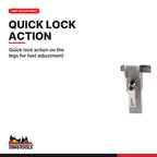 Teng Tools three arm quick action puller, 140 x 100 to 330 x 200 mm, quick lock action on the legs for fast adjustment