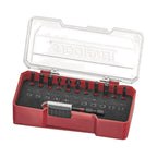 Teng Tools TJ1413 12 Piece 1/4 Inch Drive Hex, Torx, Pozi, ROB Impact on a white background