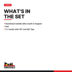 Teng Tools TJ149 Hook & Pick Set With Belt Clip 4 Pieces, what's in the set