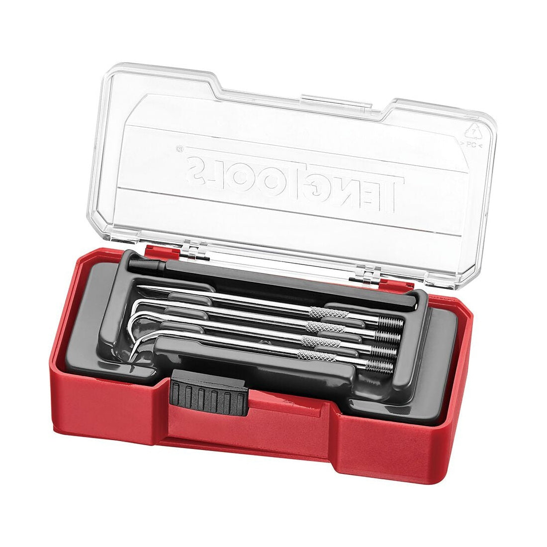 Teng Tools TJ149 Hook & Pick Set With Belt Clip 4 Pieces on a white background