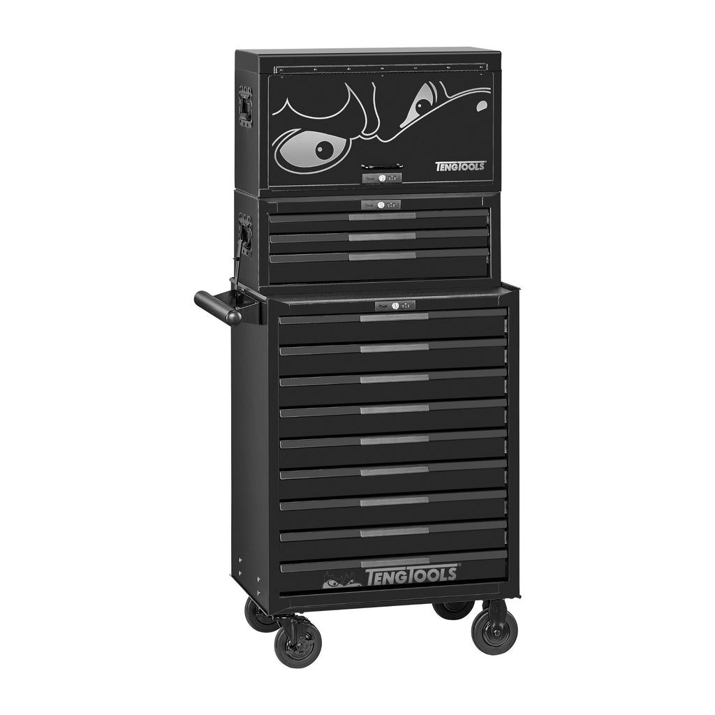 Teng Tools TKS26B1033T 1033 piece 26in black Mega Master tool kit, on a white background