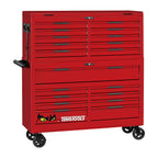 Teng Tools TKS53R1133F 1133 piece 53in red tool chest and cabinet kit, on a white background