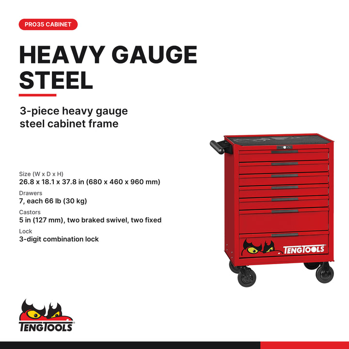7 drawer cabinet