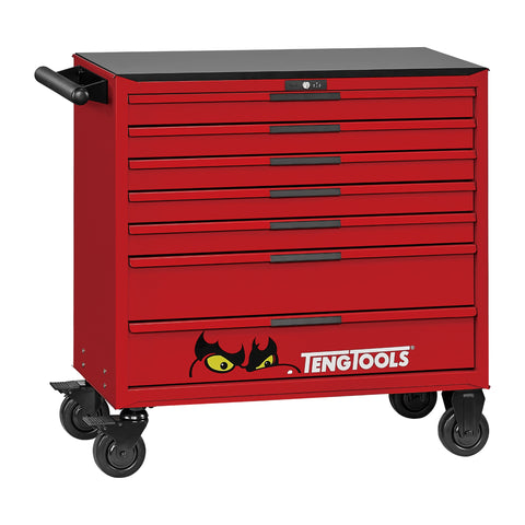 663 Piece PRO35 37 Inch Wide Red Roller Cabinet Tool Kit