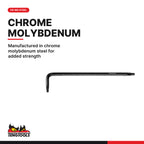 Teng Tools chrome molybdenum TPX key, TPX8 to TPX40, chrome molybdenum steel for added strength