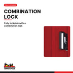 Teng Tools TSC15R1D 15 PRO35™ Side Cabinet With Door Red, fully lockable with a combination lock