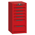Teng Tools TSC15R7-US 15 PRO35™ Side Cabinet 7 Drawers Red on a white background