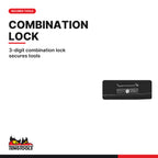Teng Tools TST26B4P 26 PRO35™ Tool Chest 4 Drawers Black With Custom, 3-digit combination lock secures tools