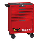 Teng Tools TSW26R6 26 Inch Wide 6 Drawer PRO35 Heavy Duty Red Roller on a white background