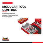 Teng Tools TSW37B8-US 37 PRO35™ Roller Cabinet 8 Drawers Black, compatible with the modular TengTools Tool Control System