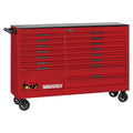 Teng Tools TSW64R15-US 64 PRO35™ Roller Cabinet 15 Drawers Red on a white background