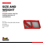 Teng Tools TT00 TT1 Storage Tray With Built-In Tool Holder, includes plastic clips for holding spanners or screwdrivers