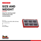 Teng Tools TT04 TT1 Storage Tray with 6 Compartments, ideal for storing small components and consumables