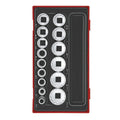 Teng Tools TT1215AF 1/2" Socket Set 12 pt AF TT1 15 Pieces on a white background