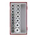Teng Tools TT1217-6 1/2" Socket Set 6 pt TT1 17 Pieces on a white background