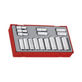 Teng Tools TT3816 3/8" Socket Set 6 pt TT1 16 Pieces on a white background
