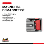 Teng Tools TT905N Screwdriver set with magnetic charger TT1 5 pieces, a magnetic charger, enabling the magnetisation or demag