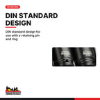 Teng Tools TT9212 14-Piece 1/2 Drive Metric Socket Set, DIN standard design for use with a retaining pin and ring