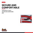 Teng Tools TTD441-T 8-Piece Pliers Set with TPR Grip Handles — CrMo, TPR grip for a more secure and comfortable grip