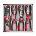 Teng Tools TTD441-TQ Plier Set TPR Grip TT2 Q 8 Pieces on a white background