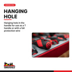 Teng Tools TTD912TXN Screwdriver Set TX TT2 12 Pieces, hanging hole in the handle for use as a t handle or with a fall protec