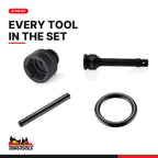 Teng Tools TTD9416 3/4 Impact Socket Set DIN TT2 16 Pieces, every tool in the set
