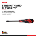 Teng Tools TTEMD98N Screwdriver Set Mixed FOAM4X4 98 Pieces, TT-MV PLUS steel alloy for greater strength and material