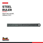 Teng Tools TTEPS12 General Tool Set FOAM4X4 17 Pieces, steel ruler mm/AF, 200mm (7.9")