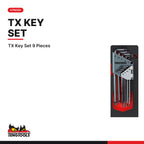 Teng Tools TTEX17 General Tool Set FOAM4X4 37 Pieces, TX Key Set 9 Pieces