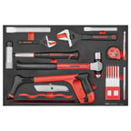 Teng Tools TTEX18 General tool set 18 pieces on a white background