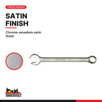 Teng Tools TTEX32 Spanner & File Set FOAM4X4 32 Pieces, chrome vanadium satin finish