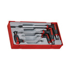 Teng Tools TTHEX7 T-Handle Ball Point Hex Key Set TT1 7 Pieces on a white background