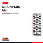Teng Tools TTOS16 Oil Service Set TT1 16 Pieces, includes a drain plug set