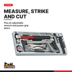 Teng Tools TTPS09 General Tool Set BP TT4 9 Pieces, plus an adjustable wrench and power grip pliers
