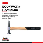 Teng Tools TTPSAD Bodywork Hammer Set TT4 5 Pieces, A selection of hammers for use in the automotive body shop or metal