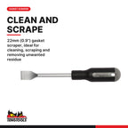 Teng Tools TTSR04 Scraper Set TT1 4 Pieces, 22mm (0.9") gasket scraper, ideal for cleaning, scraping and removing unwanted