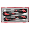 Teng Tools TTSR04A Trim & panel fastener clip removal set TT1 4 pcs on a white background