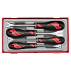 Teng Tools TTSR04A Trim & panel fastener clip removal set TT1 4 pcs on a white background